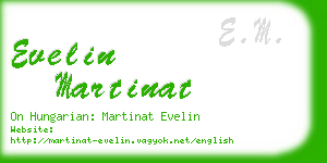 evelin martinat business card